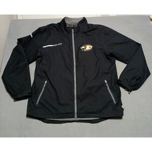 Bauer NHL Anaheim Ducks Hockey Sport Jacket‎ Black XL Full zip Winter team men